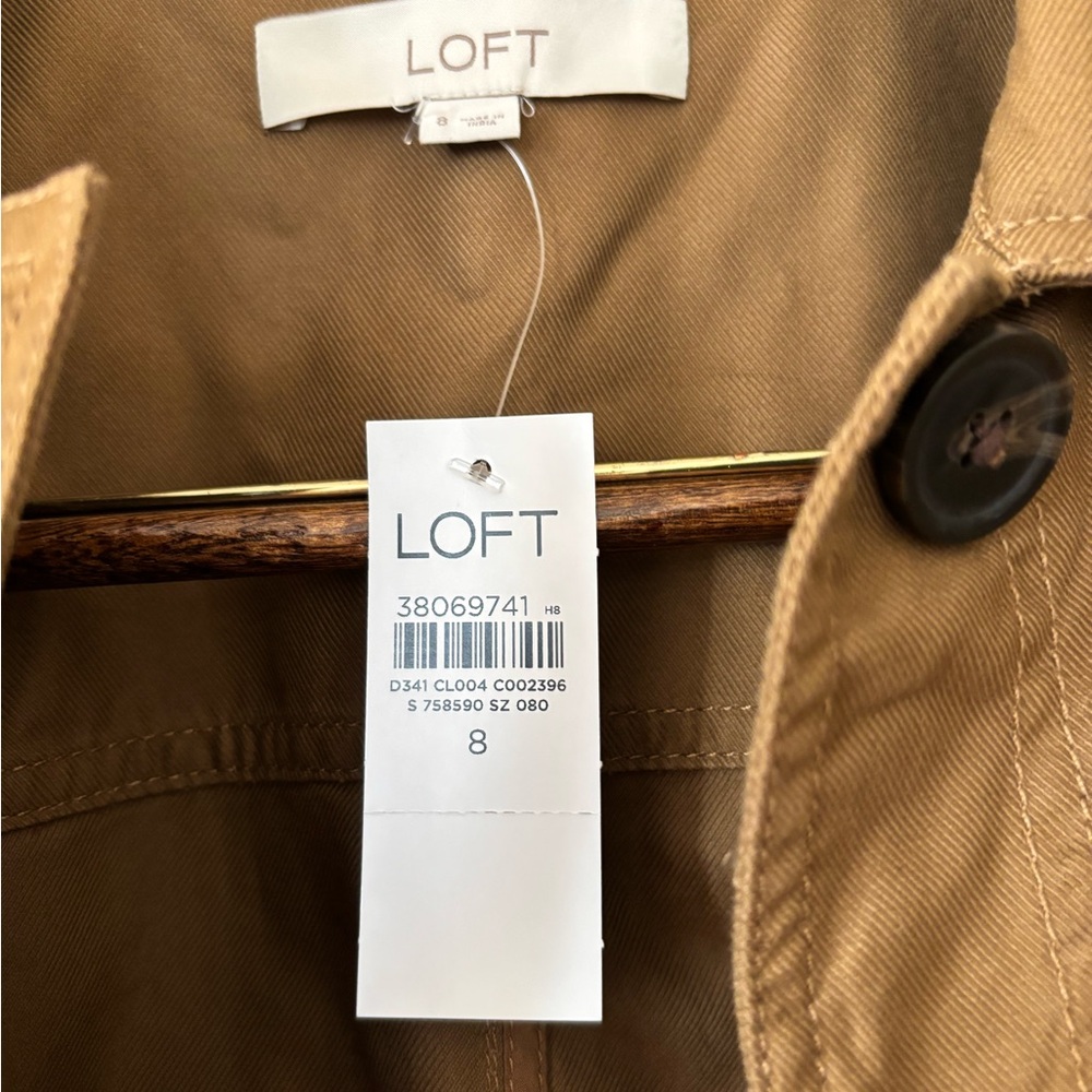 LOFT NWT brown lightweight jacket - Picture 3 of 3